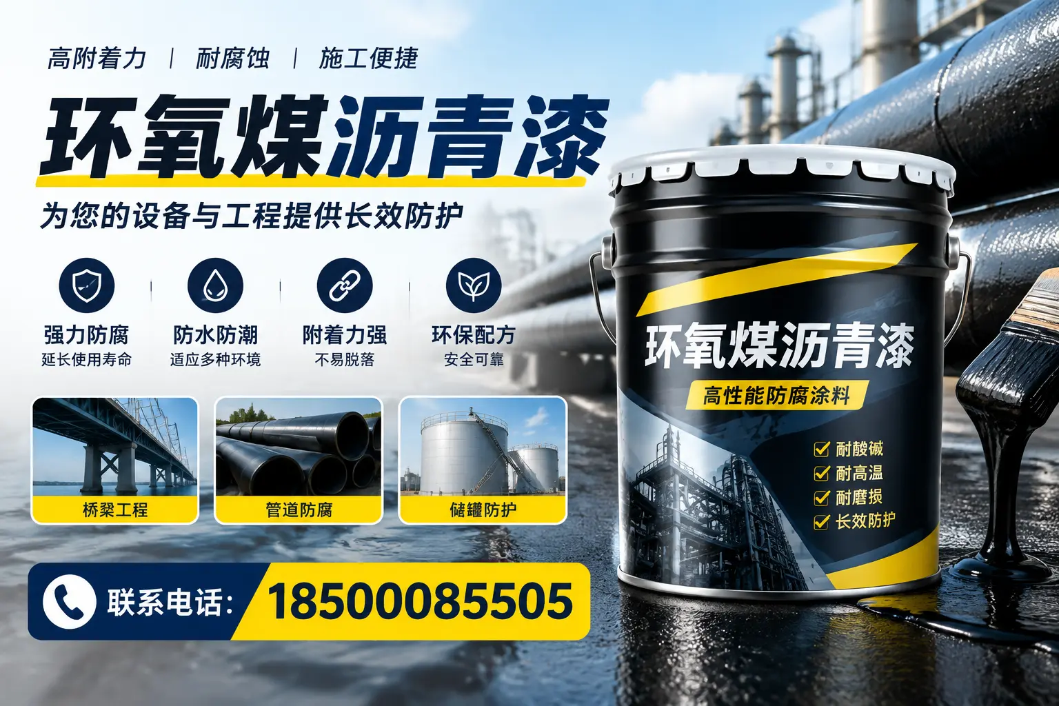 环氧煤沥青漆与其他涂料的对比分析,助力许昌企业决策
